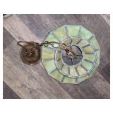 Art Nouveau Tiffany Style Stained Slag Glass Lamp or Hanging Light Shade