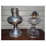 Glass & Metal Oil Lamps