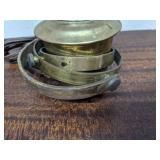 Small Brass Hurricane Style Lamp