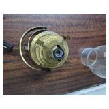 Small Brass Hurricane Style Lamp