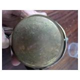Small Brass Hurricane Style Lamp