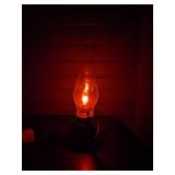 Small Brass Hurricane Style Lamp