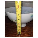 Hand Painted Milk Glass Replacement Shade for An Oil Lamp