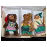 Collectible Raikes Christmas Bears, New