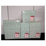 4 "All Through the House" Christmas Figurines, New