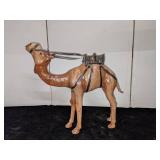 Realistic Decorative Leather Camel Figure