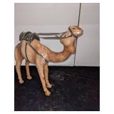 Realistic Decorative Leather Camel Figure