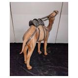 Realistic Decorative Leather Camel Figure