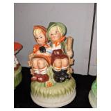 4 Rotating Musical Figurines