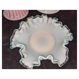 Group of Collectible Milk Glass Items