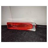 Decorative Red & Gold Glassware, Including Fenton Vase