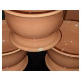 Group of Franciscan Peach Dishes