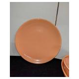 Group of Franciscan Peach Dishes