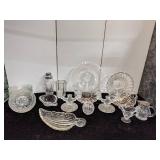 Assortment of Beautiful Glass - Cut Glass, Etched Glass, Blown Glass, Etc.