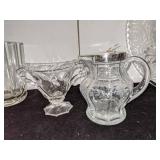 Assortment of Beautiful Glass - Cut Glass, Etched Glass, Blown Glass, Etc.