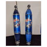 6 Miller Lite Tap Handles - Great Taste, Less Filling