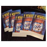 6 Miller Lite Tap Handles - Great Taste, Less Filling