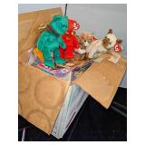 Box Full of Fast Food Promotional Toys