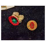 Buddy Poppy Pins