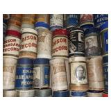 Large Lot of Early 1900s Cylinder Records