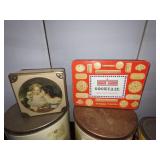 Vintage Tins - All Sizes and Brands