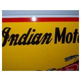 Porcelain Indian Motorcycles Sign