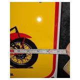 Porcelain Indian Motorcycles Sign