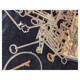 Box of Antique Skeleton Keys