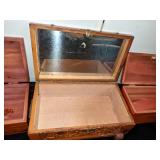 3 Wood Dresser Boxes