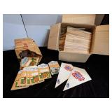 White Castle Promotion Bridge Scoring Books Plus Fish & Chips Cones