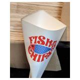 White Castle Promotion Bridge Scoring Books Plus Fish & Chips Cones