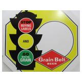 Pair of NOS Vintage GRAIN BELT Beer Advertising Displays