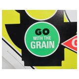 Pair of NOS Vintage GRAIN BELT Beer Advertising Displays