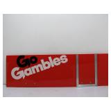 Vintage GAMBLES Store Display Sign