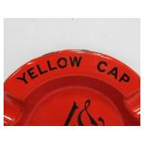 Vintage DOW Porcelain Enamel Beer Advertising Ashtray