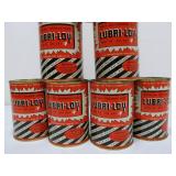 Lot of 7 NOS Vintage Lubri-Loy Oil Cans