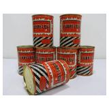 Lot of 7 NOS Vintage Lubri-Loy Oil Cans