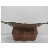 Antique Pierced Lid Copper Pot w/Handles