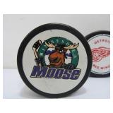 Group of Vintage etc Hockey Pucks