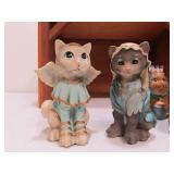 Nativity Set w/Cats