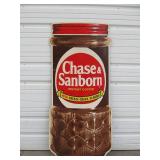LARGE Vintage Chase & Sanborn Metal Coffee Advertising Sign