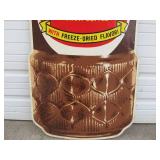 LARGE Vintage Chase & Sanborn Metal Coffee Advertising Sign