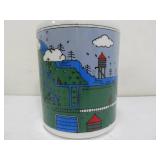 Vintage Alan Wood Milk Glass Bottles