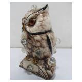 Small Vintage Ceramic Owl Lamp