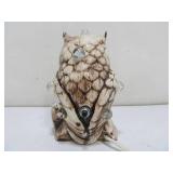 Small Vintage Ceramic Owl Lamp