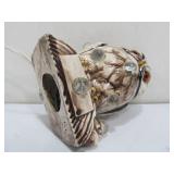 Small Vintage Ceramic Owl Lamp