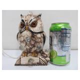 Small Vintage Ceramic Owl Lamp