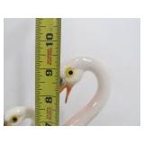 Vintage Mid Century Ceramic Swan TV Lamp by Maddux of California