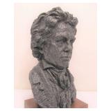 Large Vintage Austin Productions BEETHOVEN Bust Sculpture