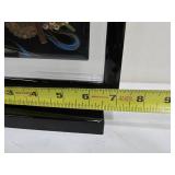 Signed Working Japanese Desk Clock w/Mother of Pearl Design